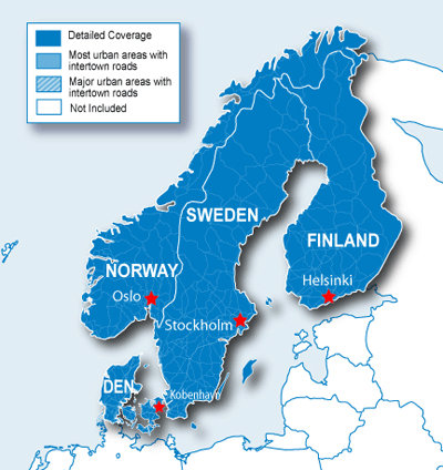 World Maps  on Large Road Map   F Sweden With   Ll Major Roads   Nd   Ll