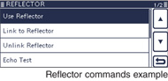 Reflector commands