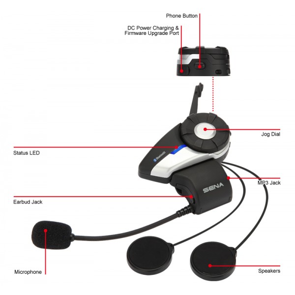 Sena 20S Motorcycle Bluetooth Intercom Dual Pack