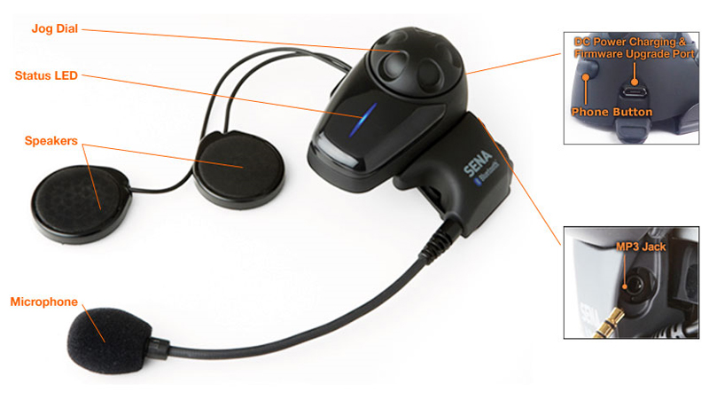 Sena SMH10 Motorcycle Bluetooth Headset & Intercom
