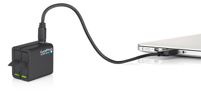 GoPro Dual Battery Charger + Battery (for HERO4) AHBBP-401