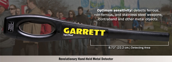 Garrett SuperWand Hand-Held Metal Detector